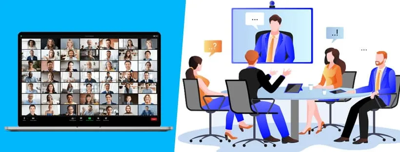 Sự khác biệt giữa thiết bị họp trực tuyến với phần mềm họp trực tuyến