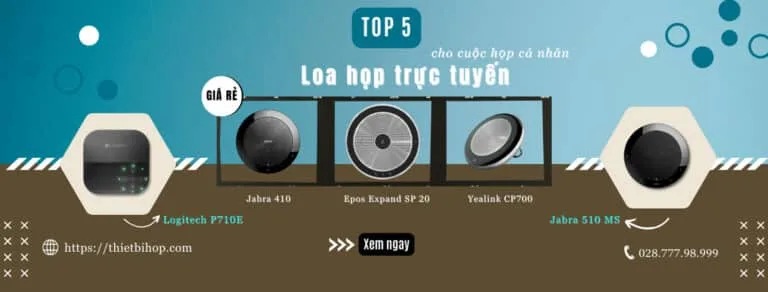 top 5 loa họp trực tuyến giá rẻ