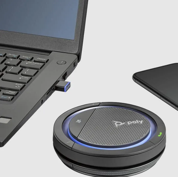 Loa tích hợp micro học online Calisto 5300, Microsoft, USB-A