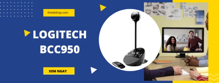 Logitech BCC950 | Họp trực tuyến 1-4 người