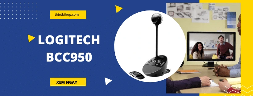 Logitech BCC950 | Họp trực tuyến 1-4 người