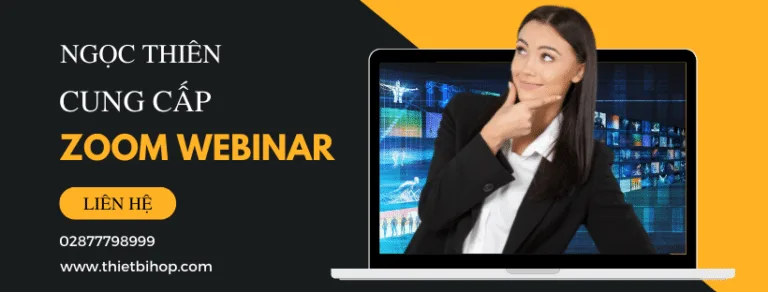 Cung cấp tài khoản Zoom Webinar bản quyền