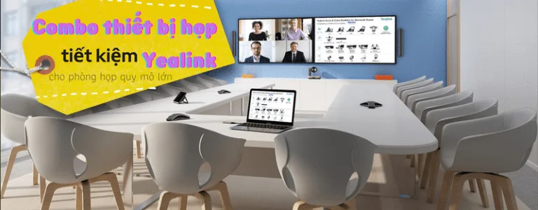 combo thiết bị họp yealink tiết kiệm cho phòng họp lớn