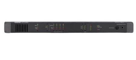 Mặt sau bộ nhận tín hiệu Shure MXWANI4