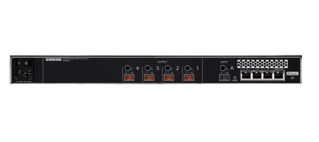 Mặt trước bộ nhận tín hiệu Shure MXWANI4