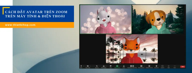 Cách đặt Avatar trên Zoom chi tiết, đơn giản