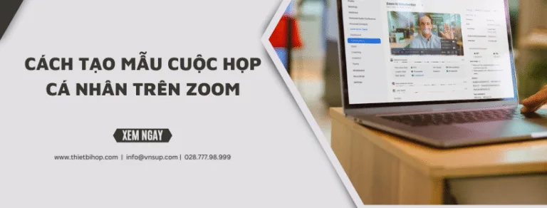 Cách tạo mẫu cuộc họp cá nhân trên Zoom