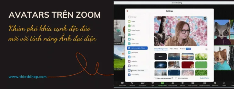 Khám phá tính năng Avatars trên Zoom