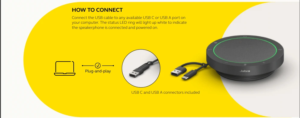 Kết nối Jabra Speak2 40 MS