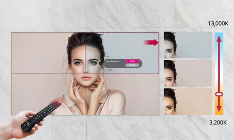 lg 49vl7f-a điều chỉnh màu sắc dễ dàng