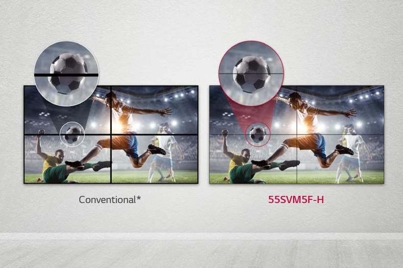LG 55SVM5F-H giảm khoảng cách hình ảnh