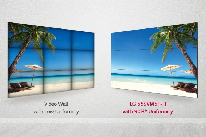 LG 55SVM5F-H màu sắc đồng nhất