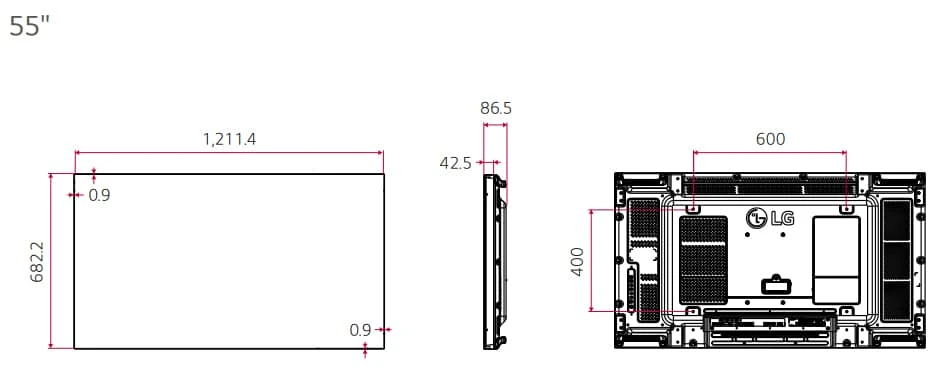 thông số kỹ thuật LG 55VH7E-H