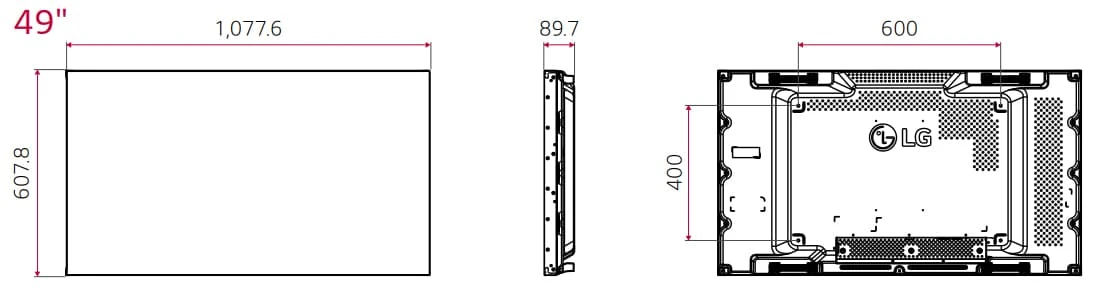 thông số kỹ thuật màn hình lg 49vl7f-a