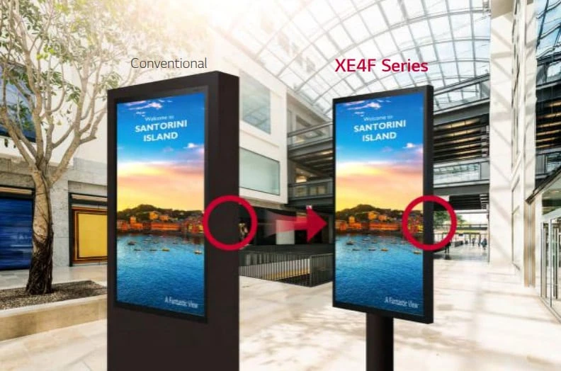 55xe4f-m thiết kế mỏng nhẹ