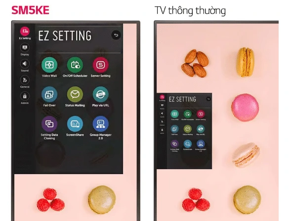 Tính năng màn hình LG 43SM5KE-B 02