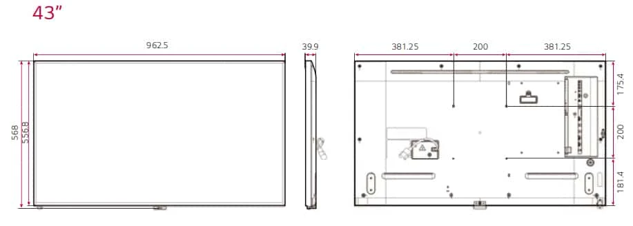 thông số kỹ thuật LG 43UH5F-H