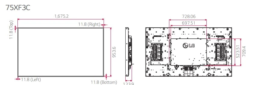 thông số kỹ thuật lg 75xf3c-b