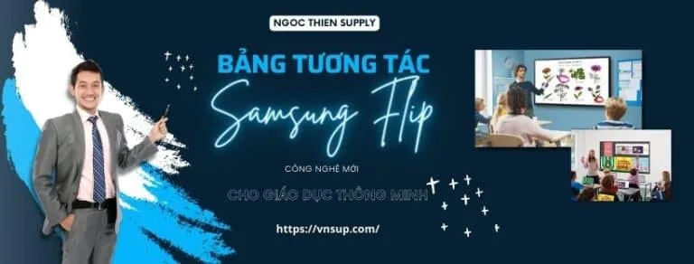 Bảng tương tác Samsung Flip - Công nghệ mới cho giáo dục thông minh
