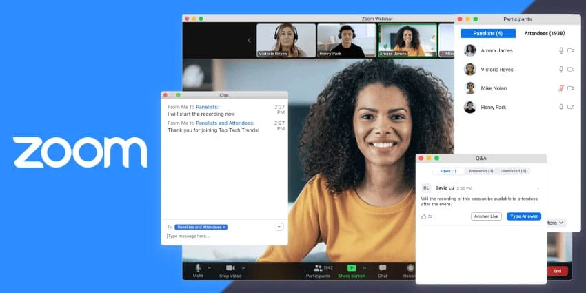 các gói zoom webinar cơ bản