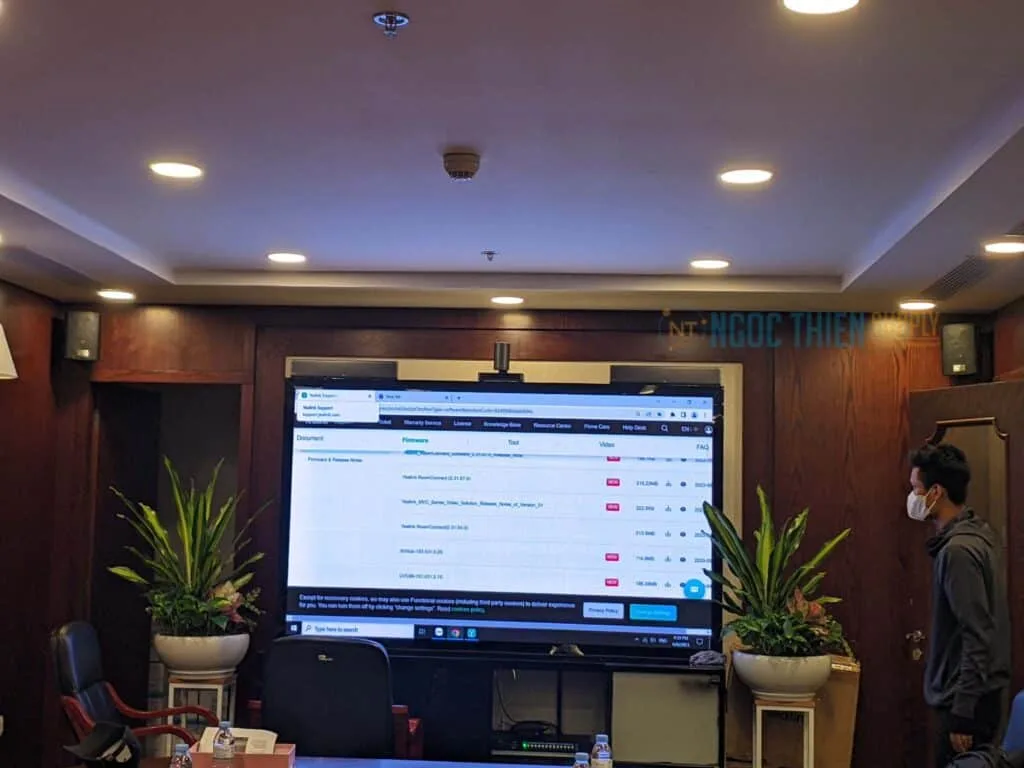 ngọc thiên lắp đặt thiết bị hội nghị cho tập đoàn kita group