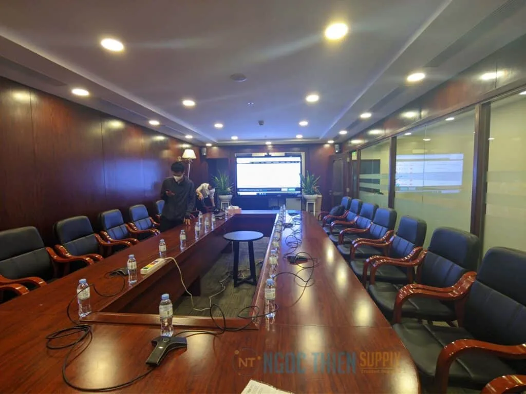 ngọc thiên lắp đặt thiết bị hội nghị cho tập đoàn kita group