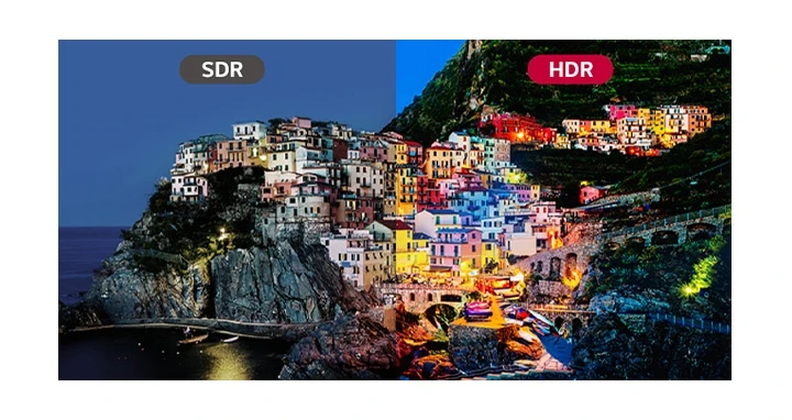 sự khác biệt giữa sử dụng hdr và sdr