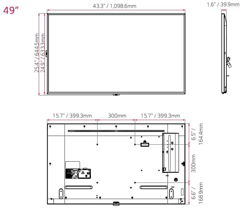 thông số kỹ thuật lg 49uh5f-h