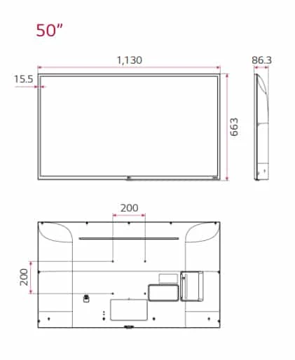 thông số kỹ thuật lg 50ul3g-b