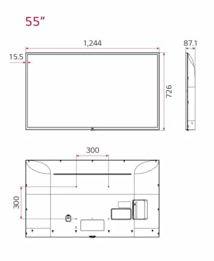 thông số kỹ thuật lg 55ul3g-b