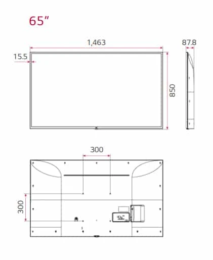 thông số kỹ thuật lg 65ul3g-b