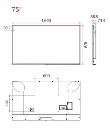 Thông số kỹ thuật lg 75ul3g-b