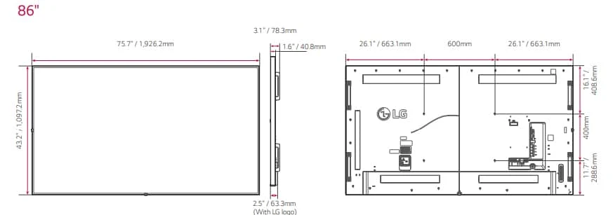 thông số kỹ thuật lg 86uh5f-h