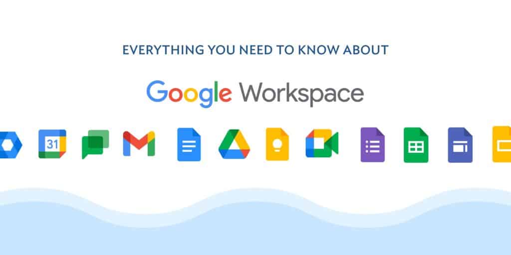 ứng dụng thuộc google workspace 