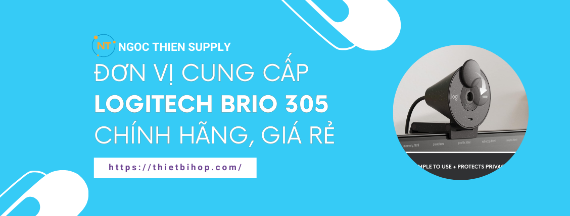 ngọc thiên là địa chỉ mua logitech brio 305 uy tín