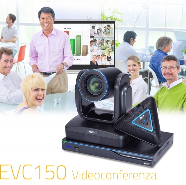 bộ thiết bị hội nghị trực tuyến aver evc150 là gì
