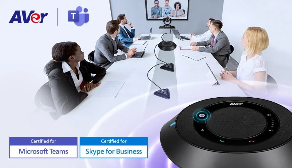 thiết bị hội nghị truyền hình aver vc520 pro microsoft teams là gì