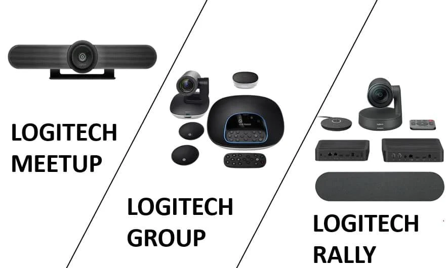 lựa chọn logitech meetup vs rally vs group