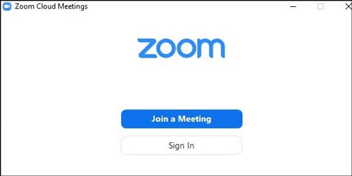 Icon Zoom hiện ra