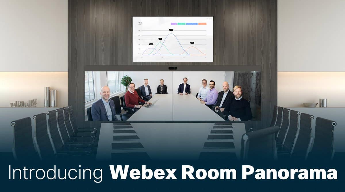 hệ thống cisco webex room panorama dành cho phòng vừa và lớn
