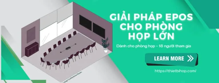 giải pháp epos cho phòng họp lớn 18 người
