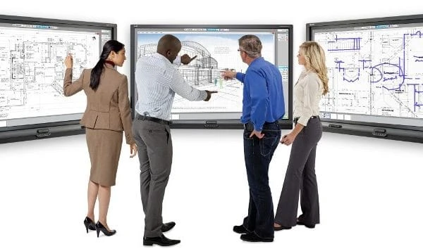 sử dụng các tính năng khác trên màn hình tương tác