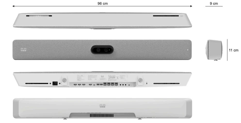 thông số kỹ thuật cisco room bar pro