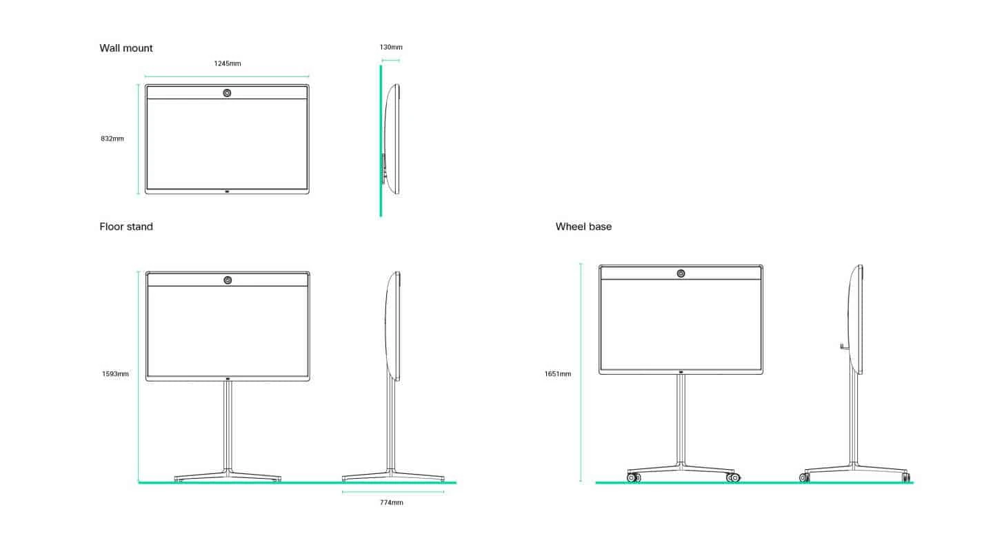 thông số kỹ thuật cisco webex room 55 (CS-ROOM55-K9)