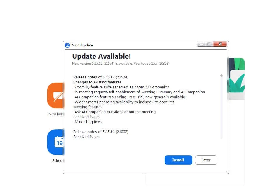 bấm vào Install để cài đặt