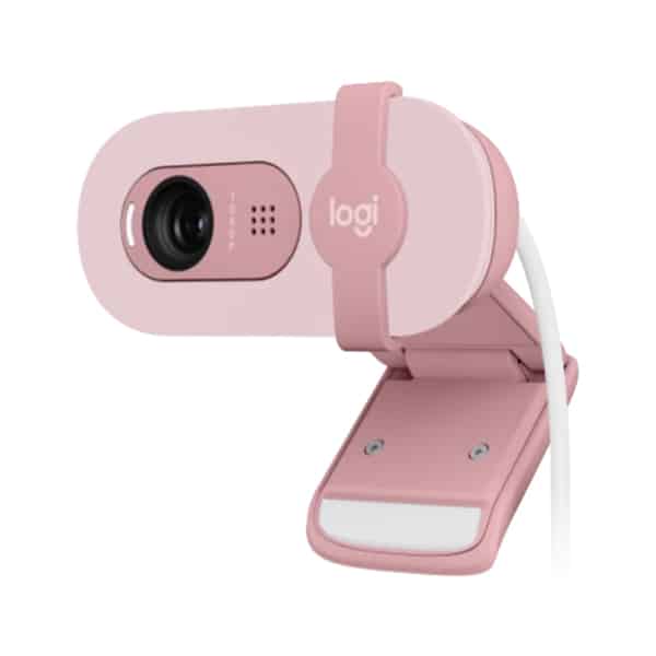 webcam logitech brio 100 màu hồng