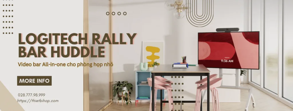 giới thiệu logitech rally bar huddle