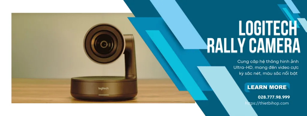 giới thiệu logitech rally camera