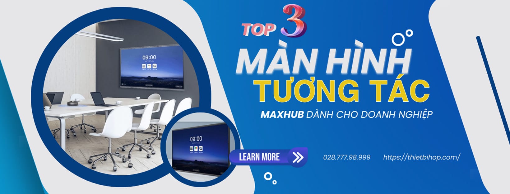 top 3 màn hình tương tác maxhub dành cho doanh nghiệp