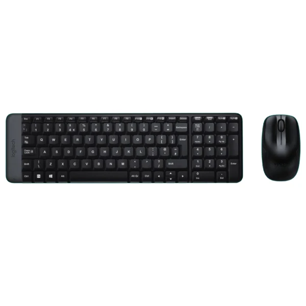 bàn phím và chuột không dây logitech combo mk220